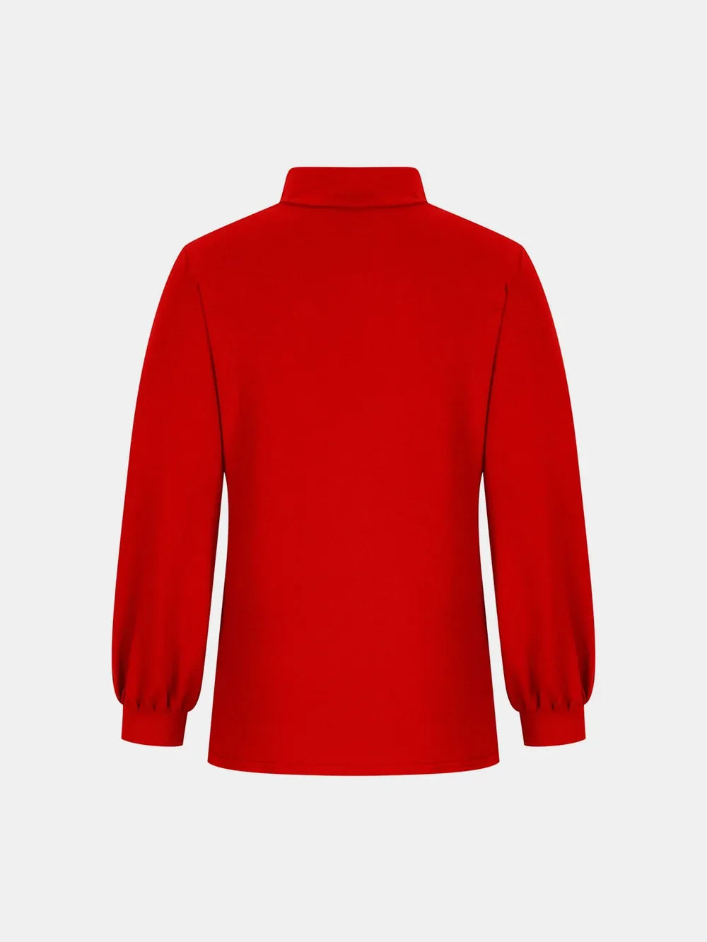 Full Size Mock Neck Long Sleeve T-Shirt