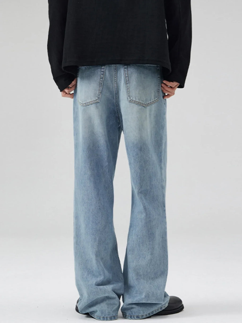 Men's Full Size Wide Leg Jeans Plus Size