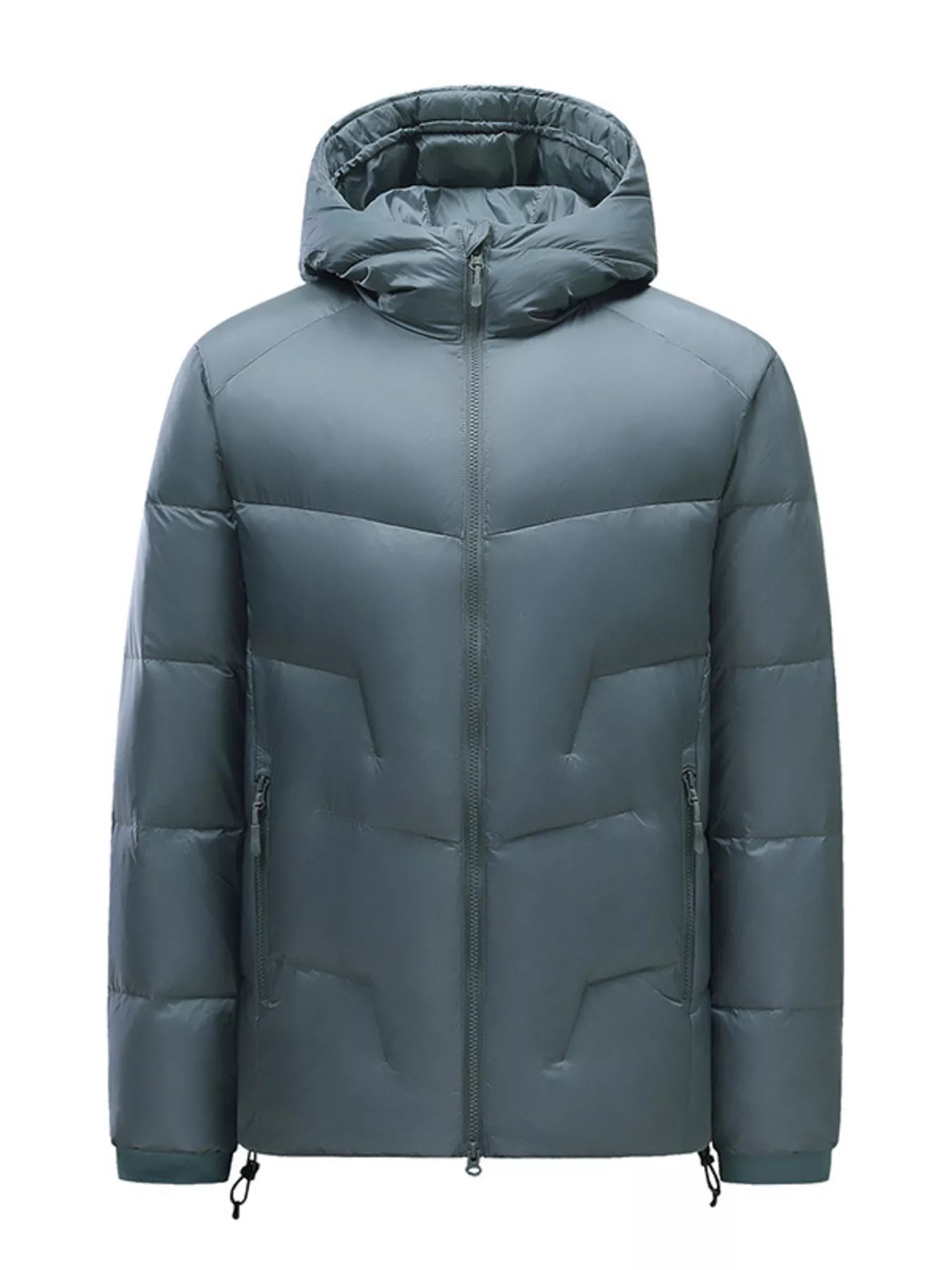 Men's Plus Size Hooded Padded Winter Puffer Jacket