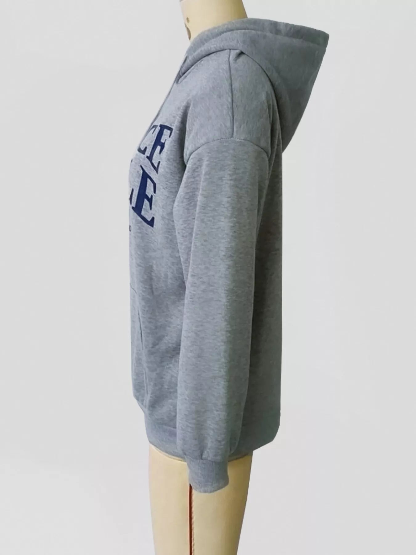 Kangaroo Pocket Drawstring Hoodie