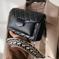 Quilted Leather Flap Crossbody Bag