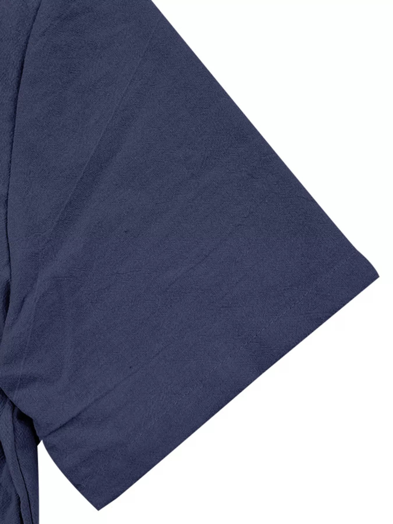 Men's Full Size Casual Short Sleeve Shirt and Shorts Set Plus Size