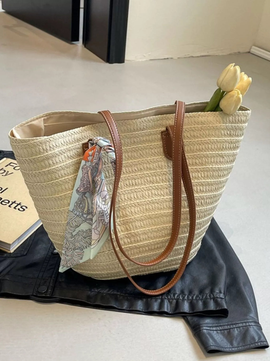 Straw Woven Shoulder Bag