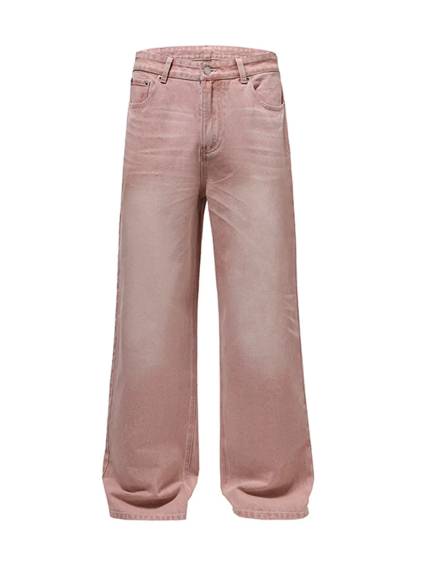 Men's Full Size Wide Leg Washed Baggy Jeans Plus Size