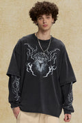 Men's Round Neck Graphic T-Shirt