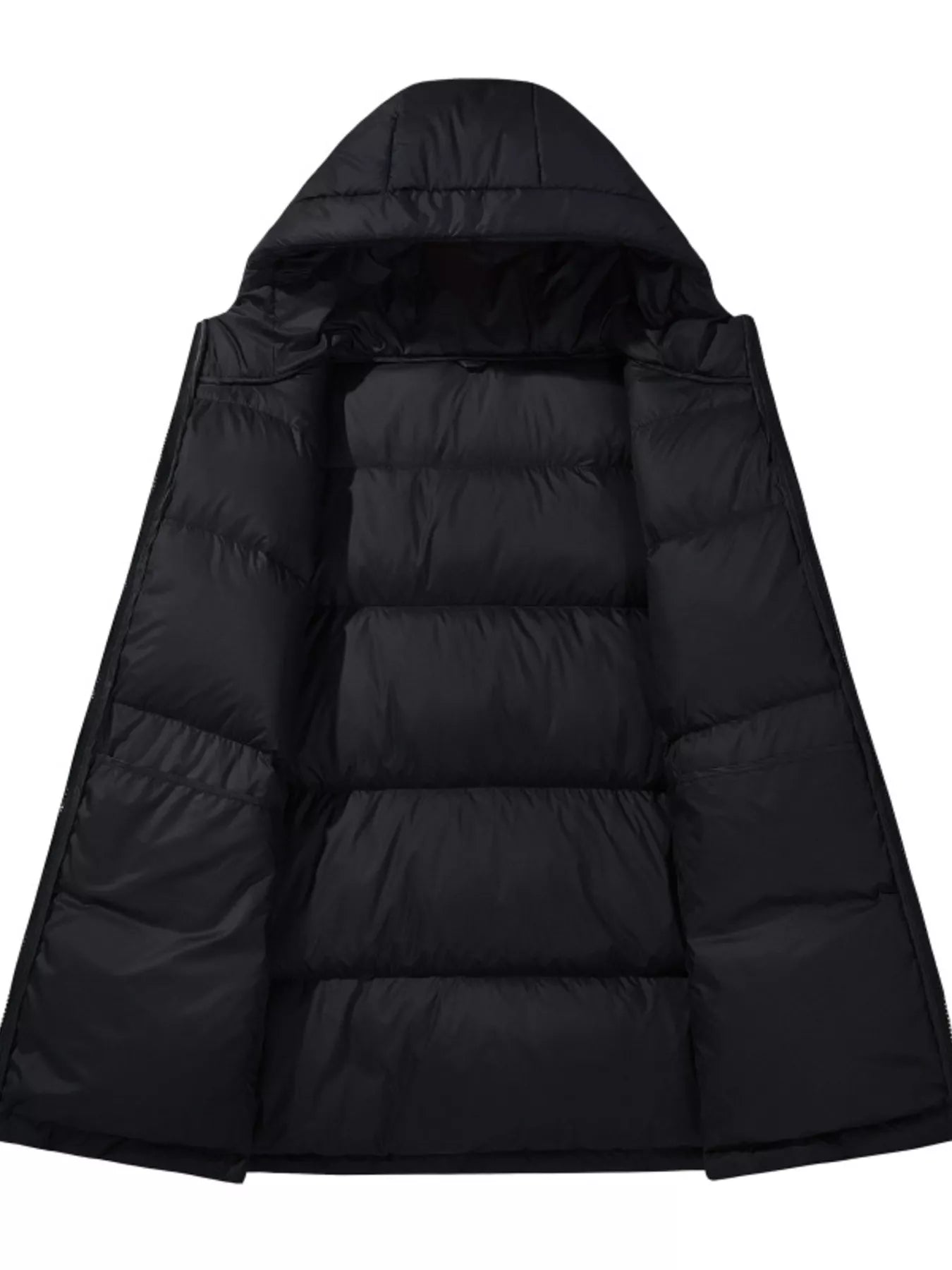 Men's Full Size Warm Padded Hooded Puffer Jacket Plus Size