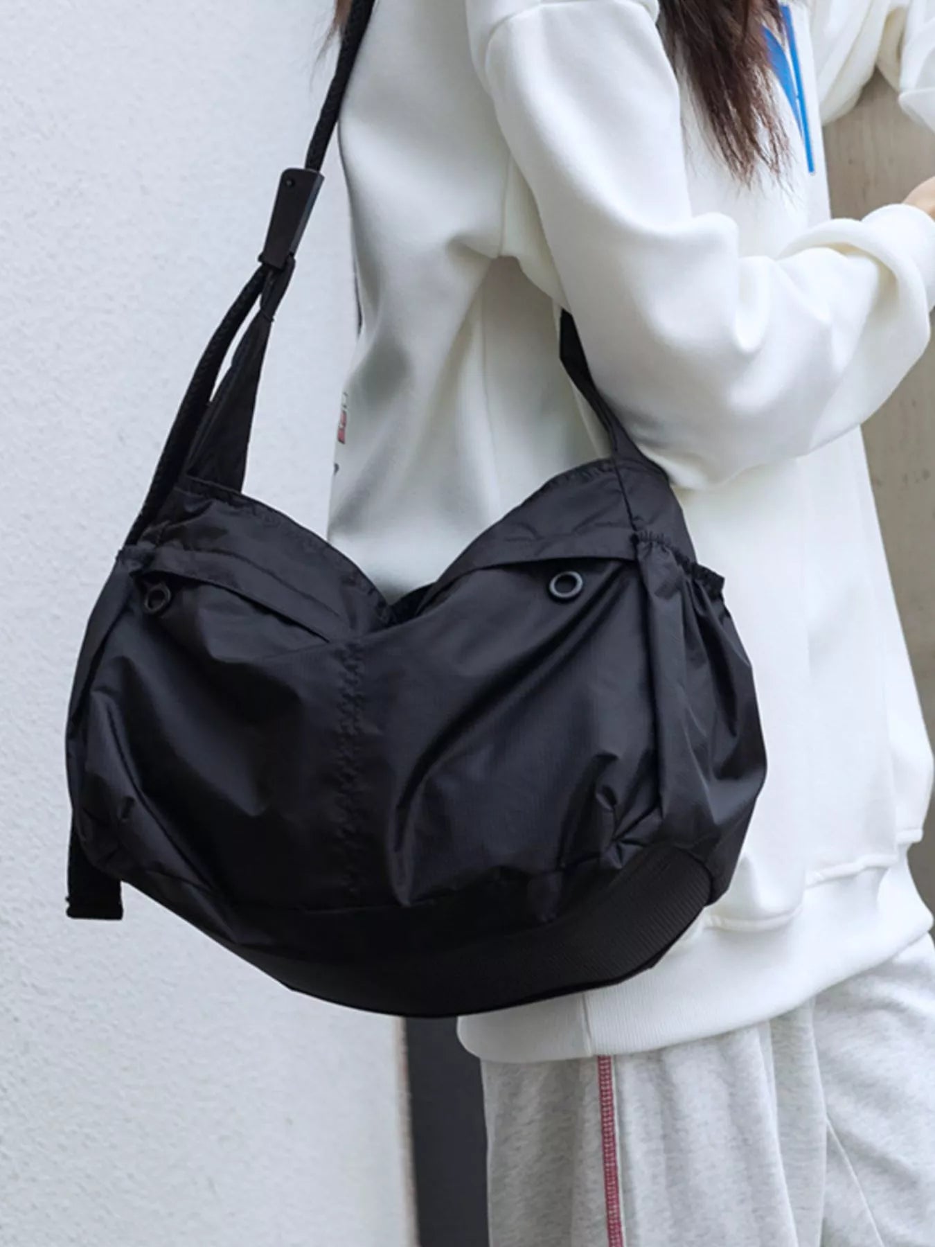 Lightweight Nylon Casual Crossbody Bag