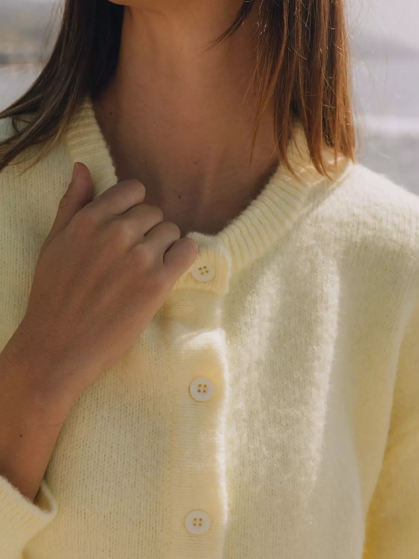 Button-Down Knit Cardigan