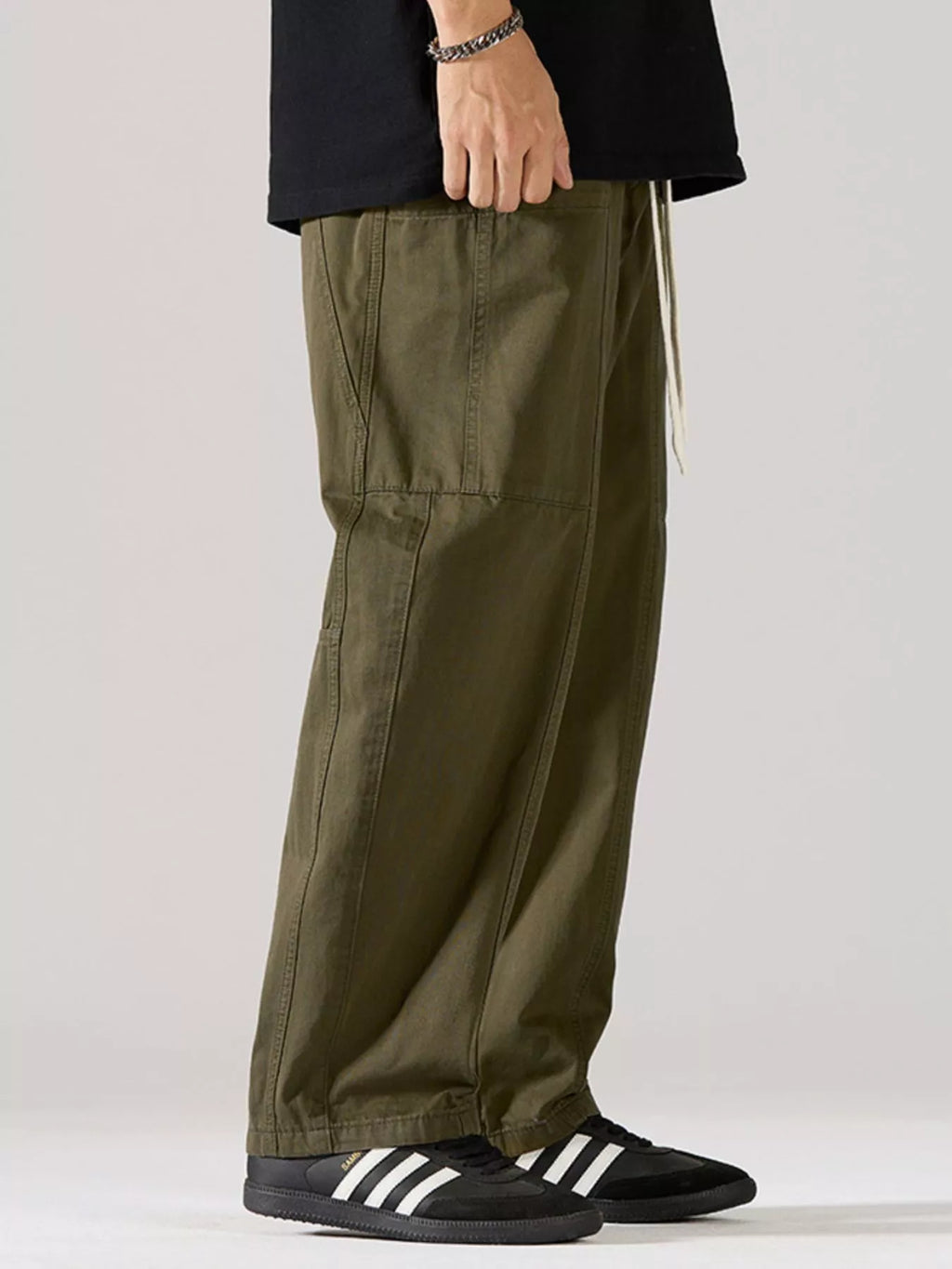 Men's Full Size Relaxed Fit Casual Pants Plus Size