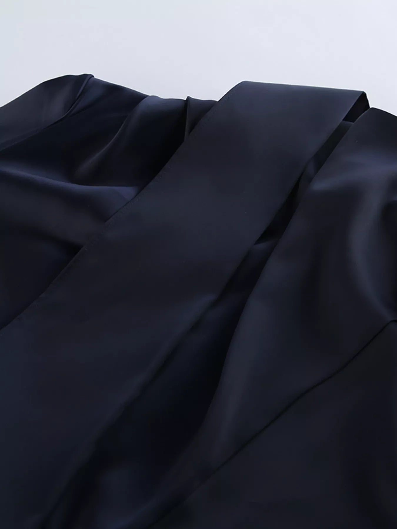 Mock Neck Flounce Sleeve Dress