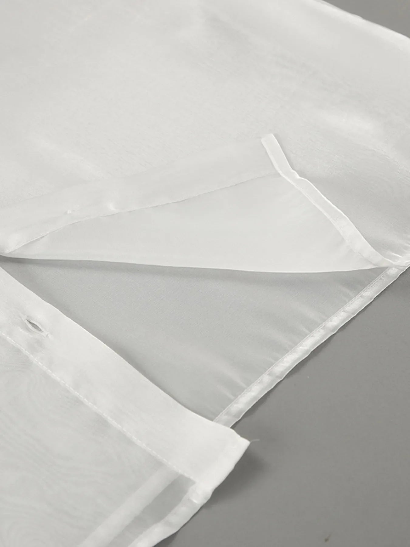 Button Up Flounce Sleeve Shirt
