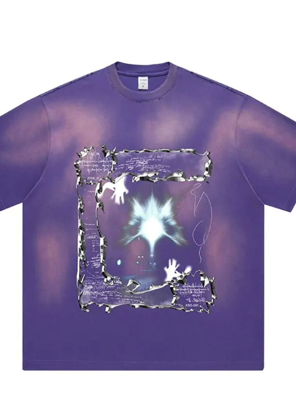 Men's Graphic Round Neck Vintage Wash T-Shirt