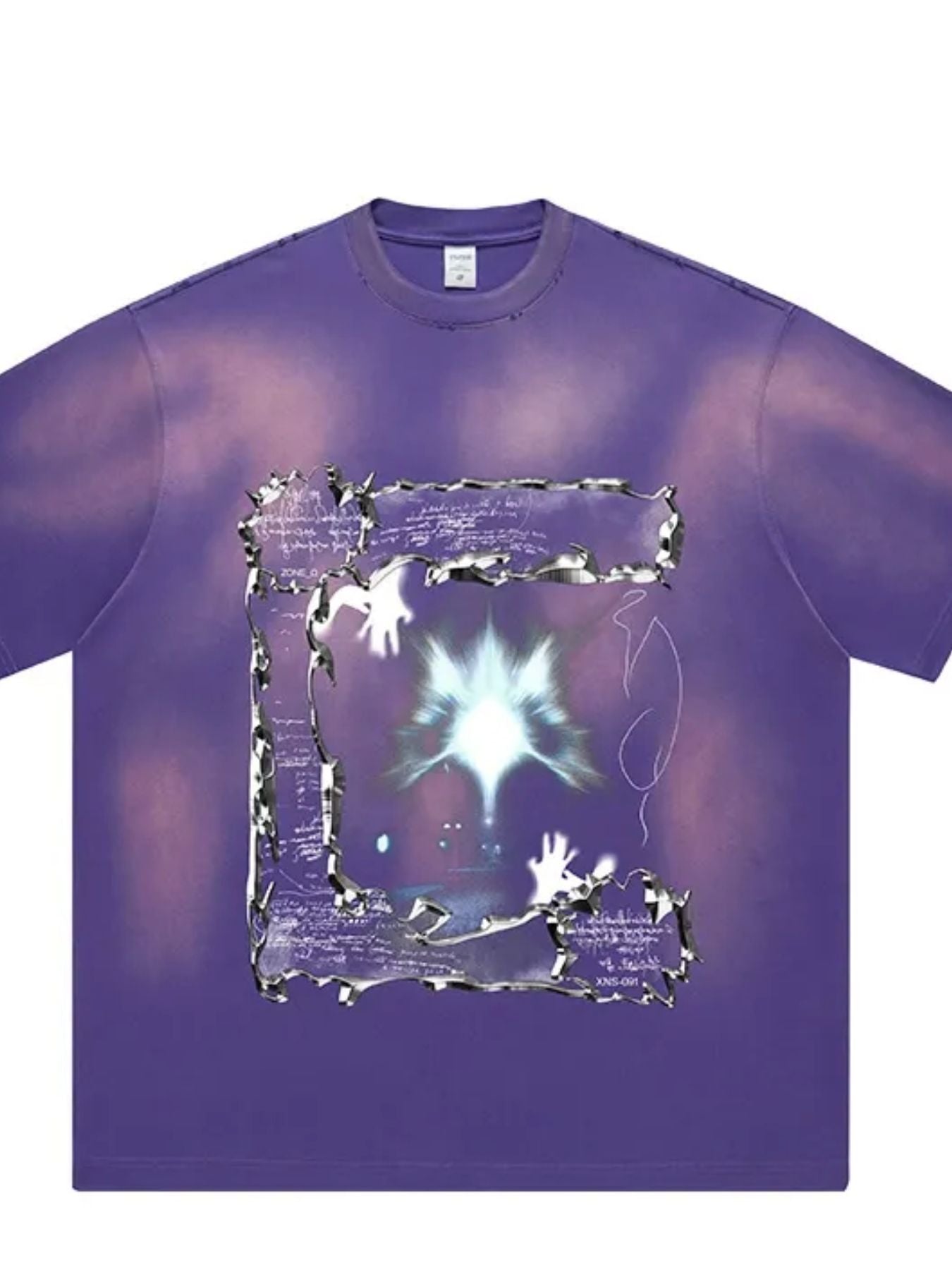 Men's Graphic Round Neck Vintage Wash T-Shirt