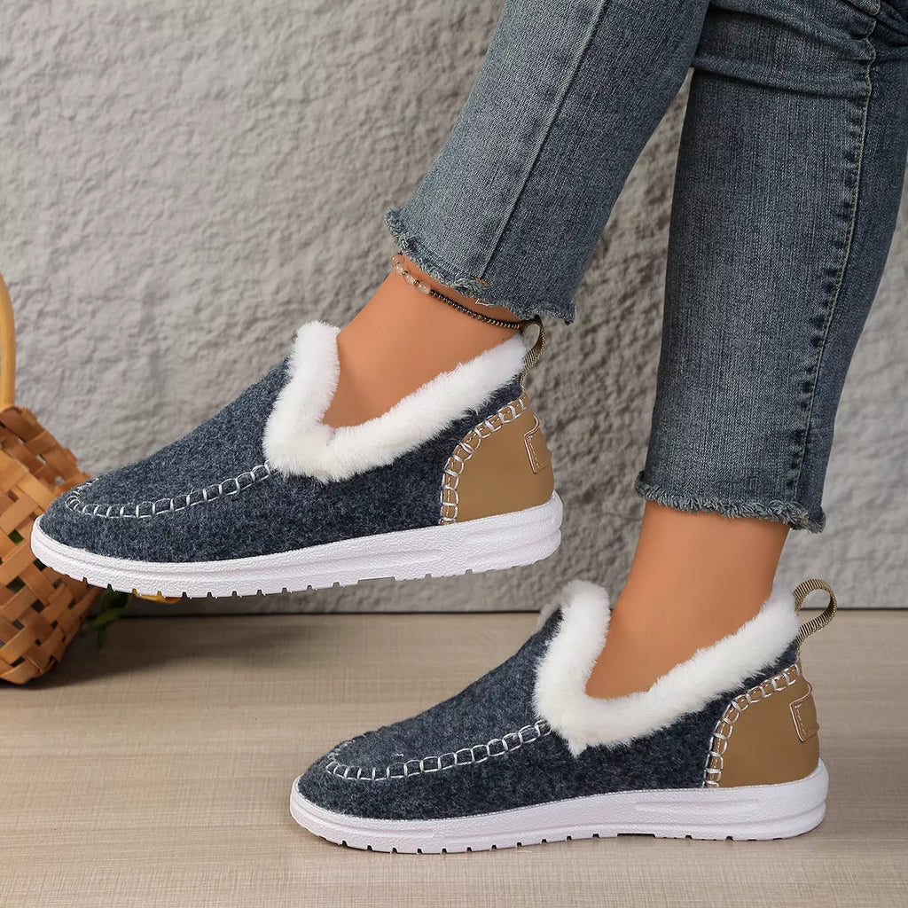 Plush-Lined Slip-Ons