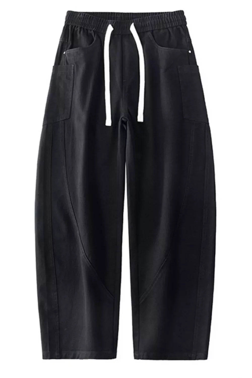 Men's Plus Size Loose Fit Drawstring Waist Jeans