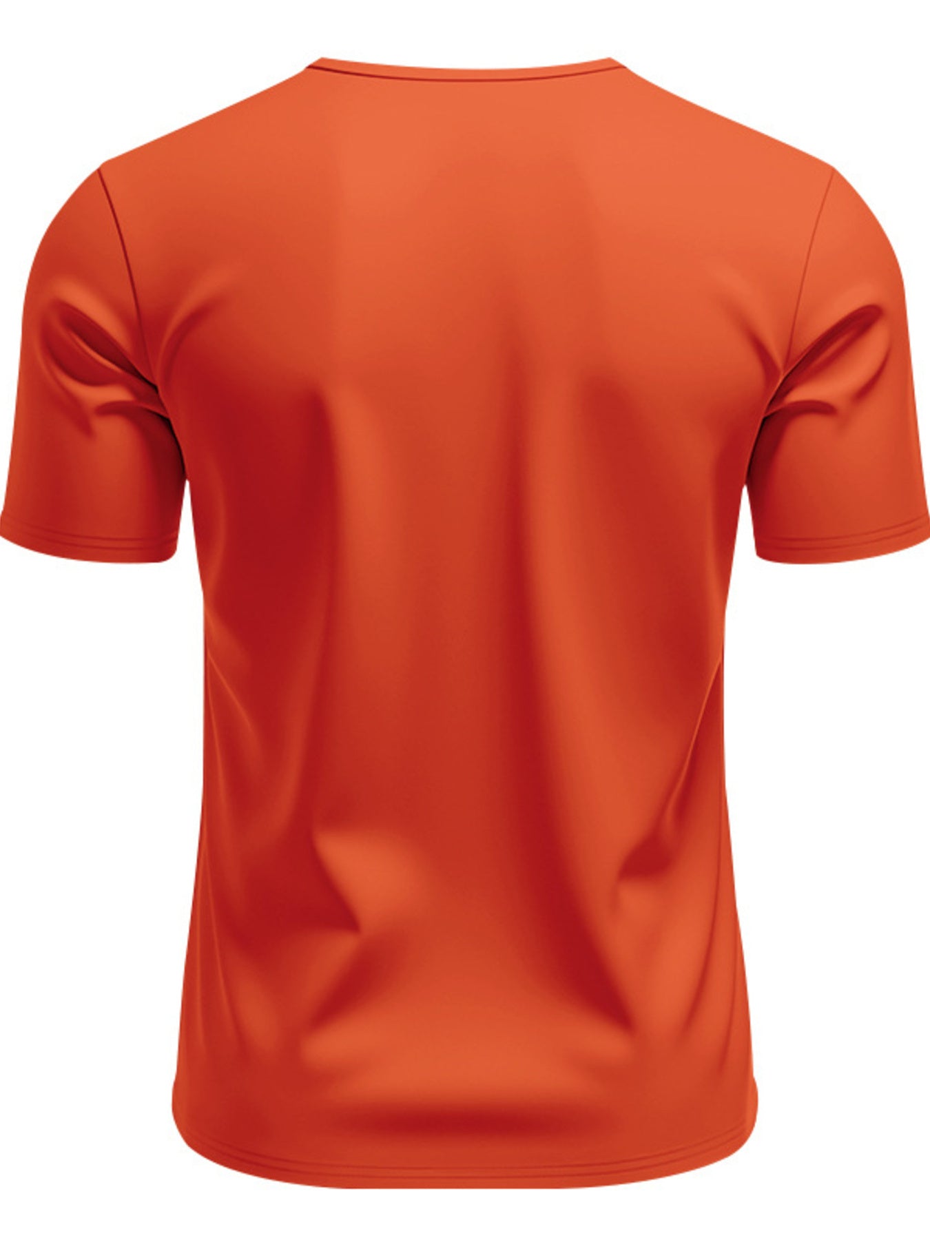 Men's Full Size Casual V-Neck Short Sleeve T-Shirt Plus Size