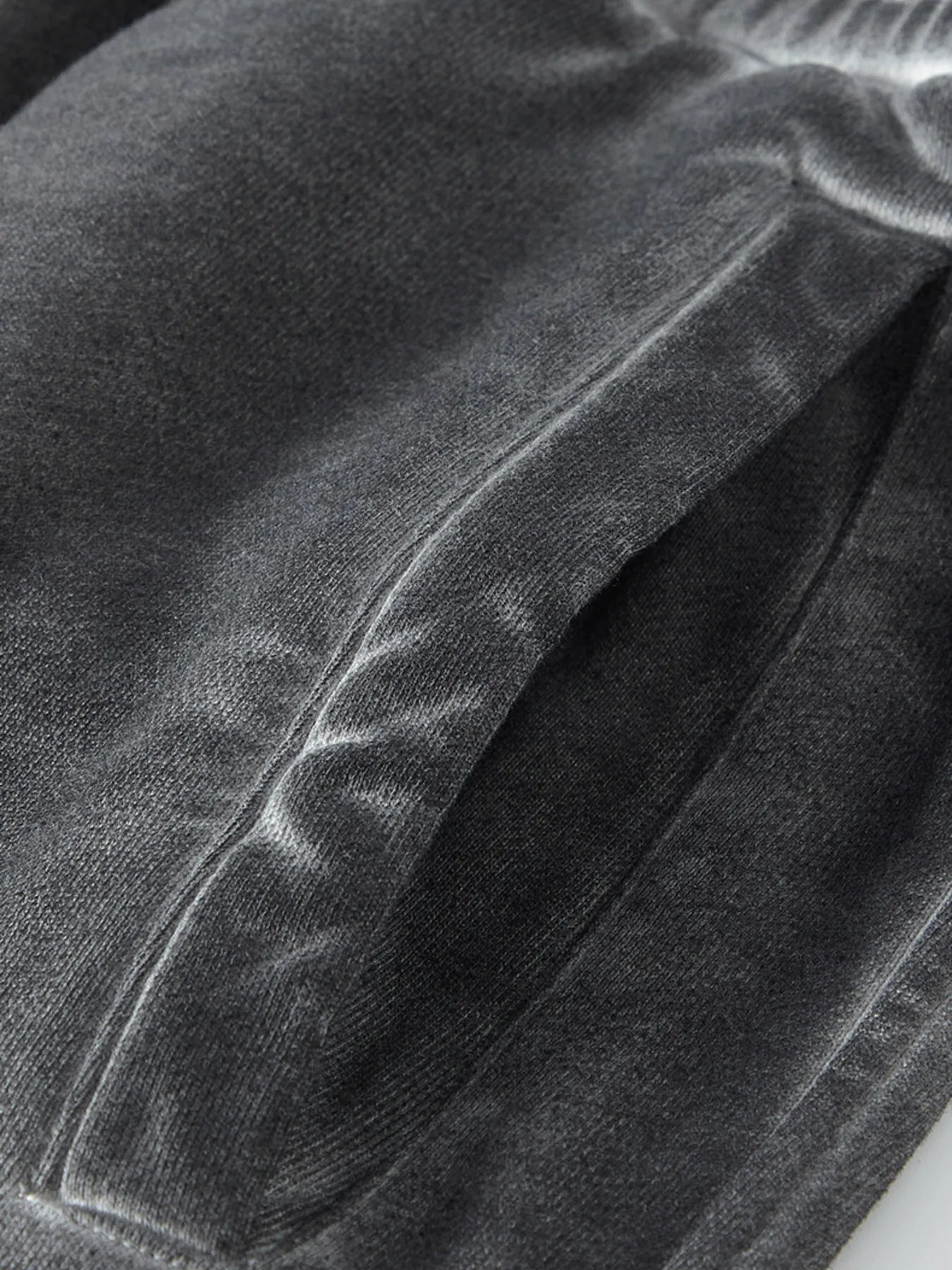 Men's Drawstring Washed Straight Sweatpants