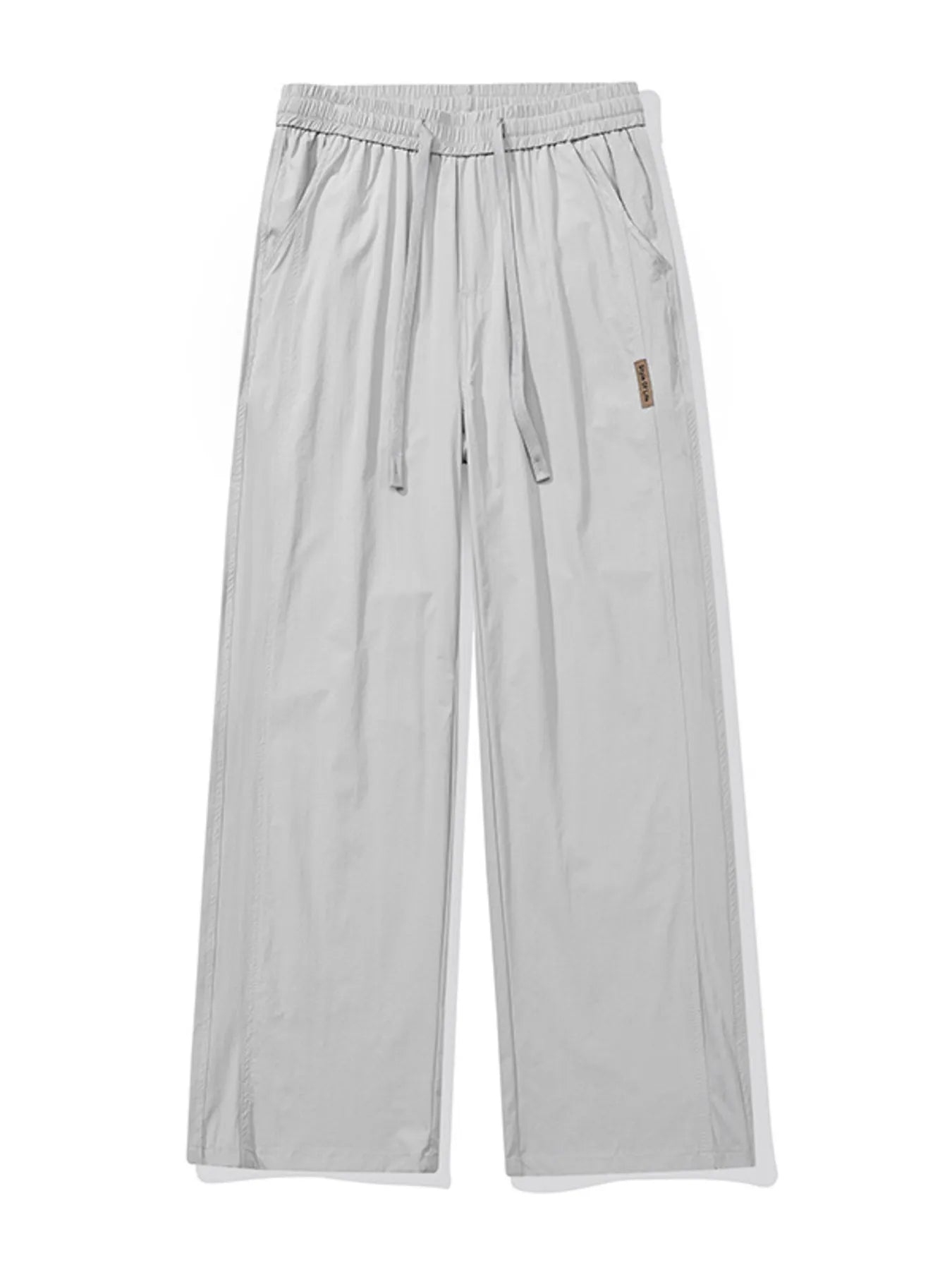 Men's Full Size Loose Fit Drawstring Wide Leg Pants Plus Size