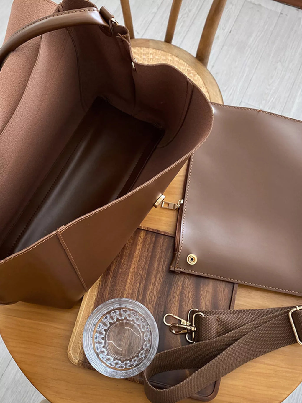 Flap Closure Crossbody Bag