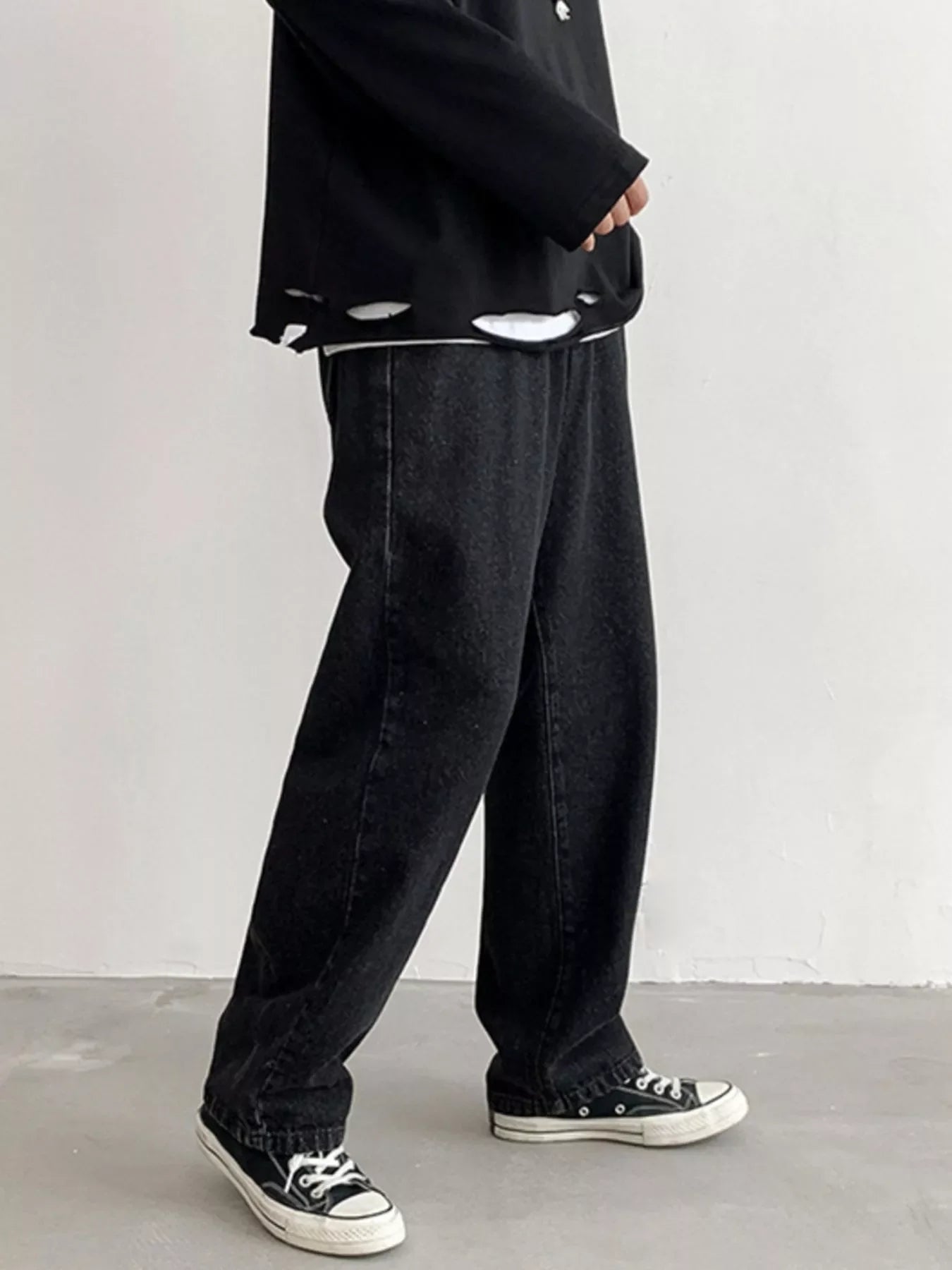 Men's Wash Loose Fit Jeans