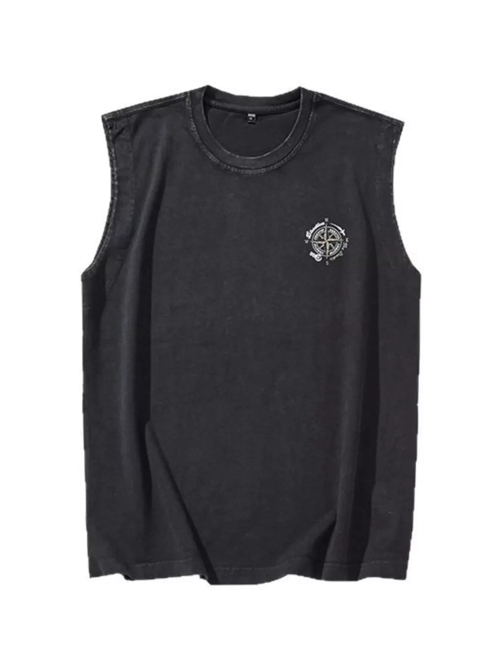 Men's Plus Size Round Neck Tank