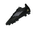 adidas F50 Club Flexible Ground Sneaker Black/Iron Metallic/Gold Metallic 1 US Unisex Little Kid