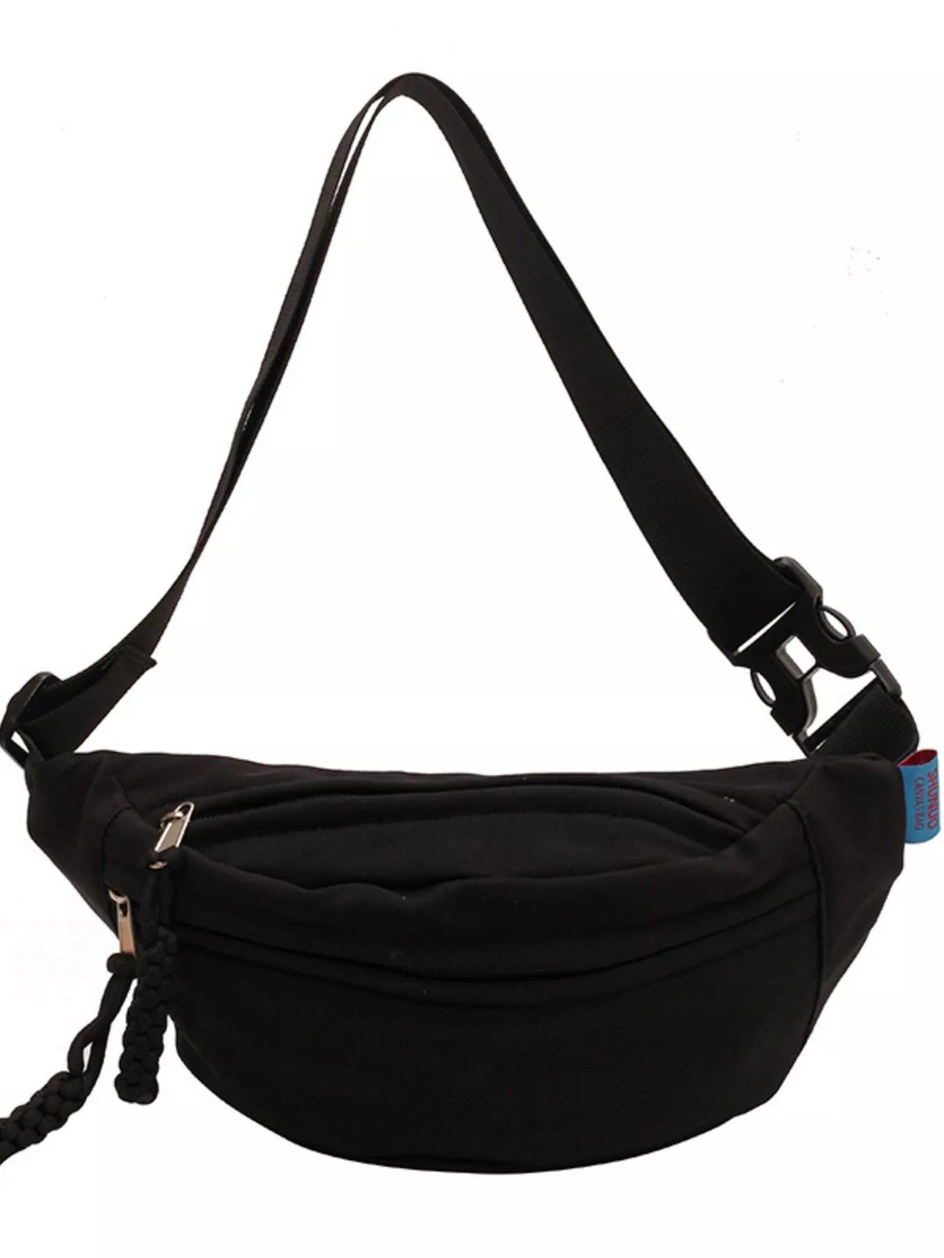 Lightweight Crossbody Bag with Tassel Detail