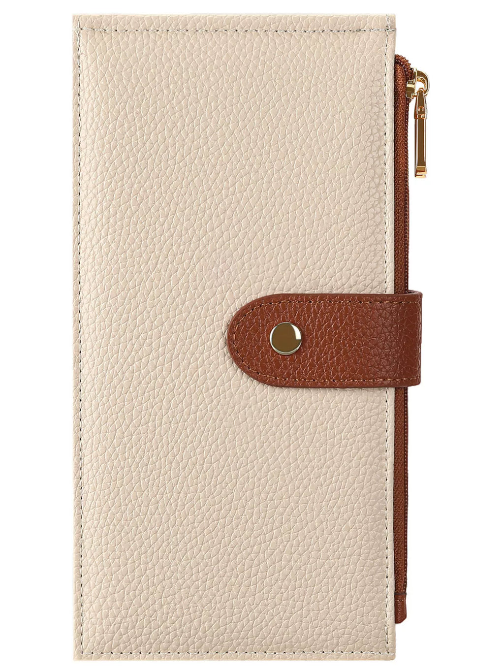 Dual Zipper Long Wallet