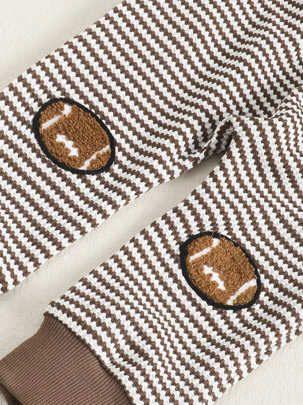 Children's Striped Football Top and Pants Set