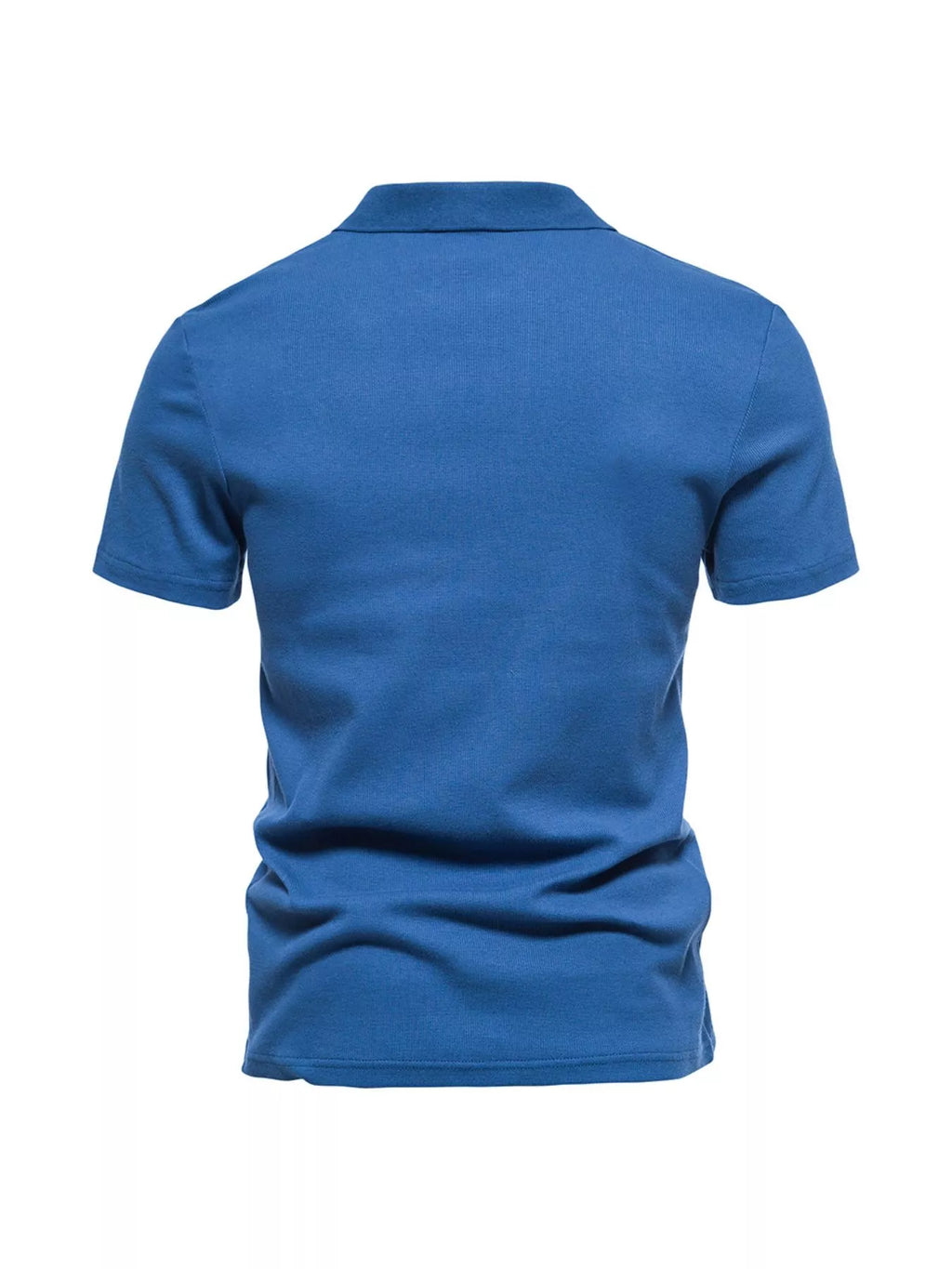 Men's Plus Size Casual Notched Short Sleeve Polo
