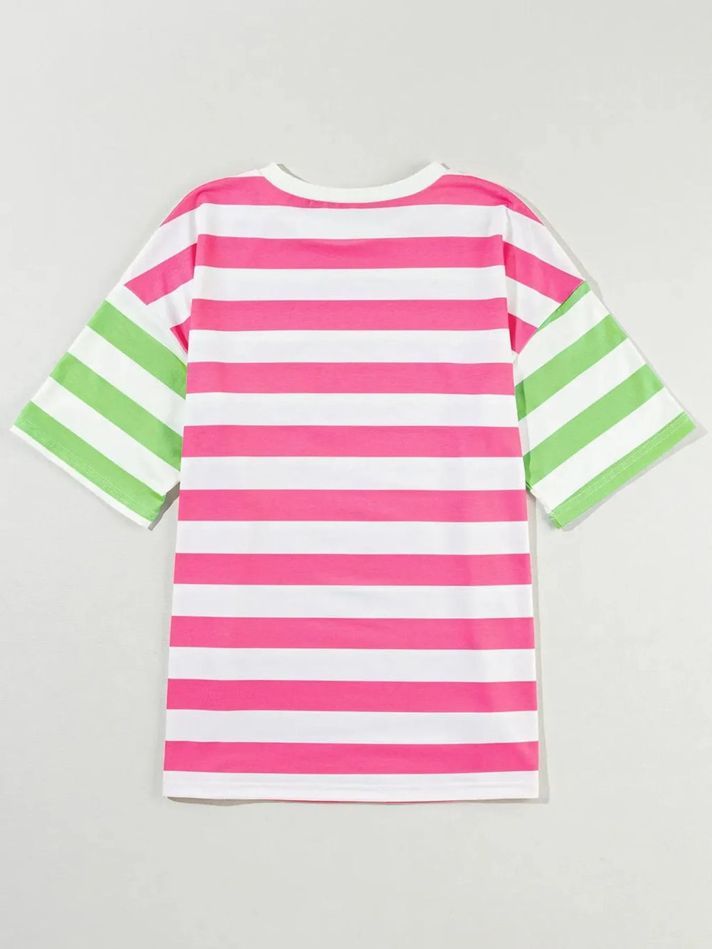 Striped Oversized Short Sleeve T-Shirt
