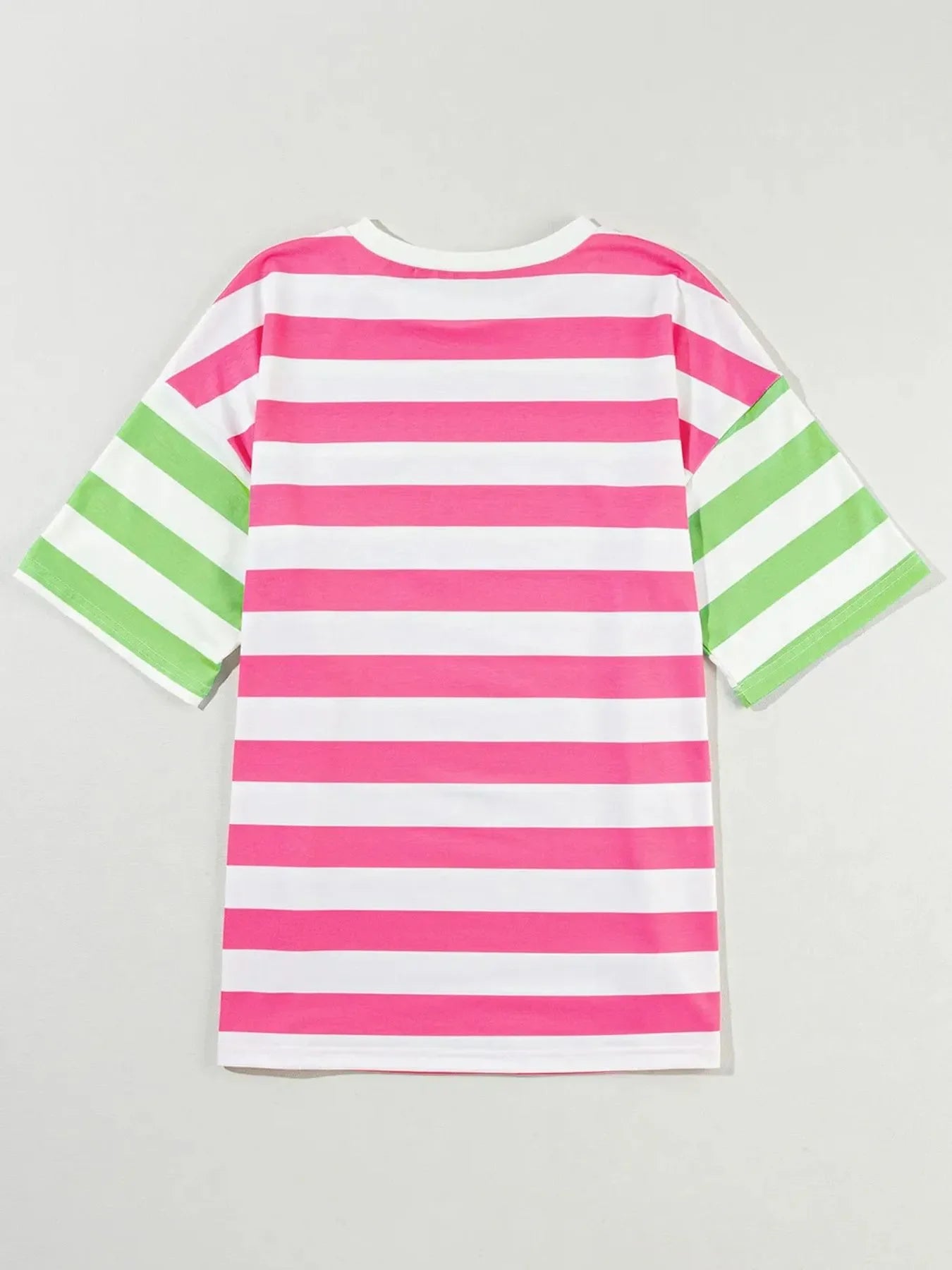 Striped Oversized Short Sleeve T-Shirt