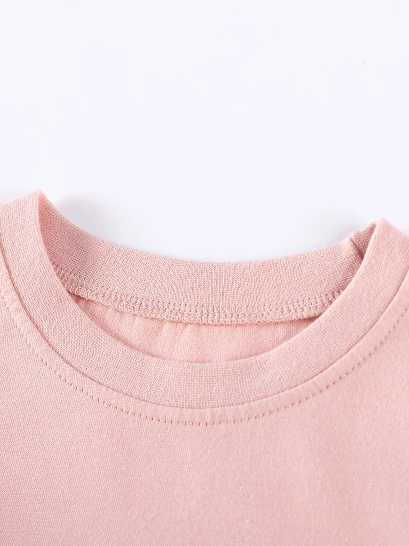 Children's Ruffle Trim Long Sleeve Dress