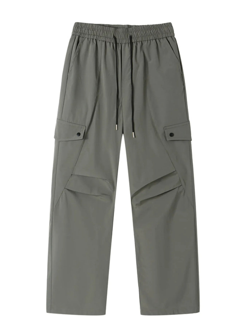 Men's Plus Size Drawstring Wide Leg Cargo Pants