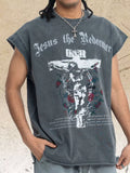 Men's Graphic Round Neck Tank Top