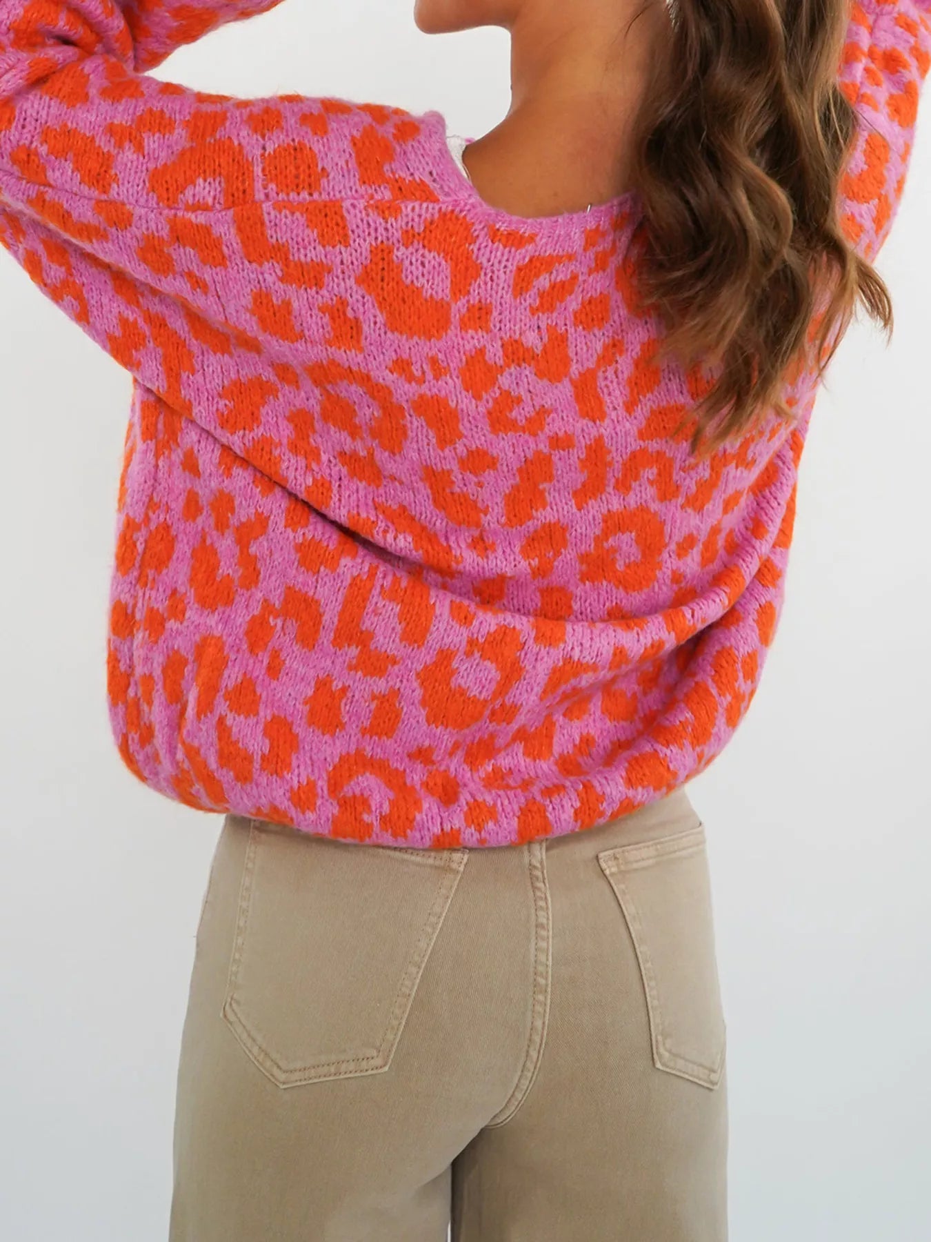 Leopard Tie-Front Cardigan