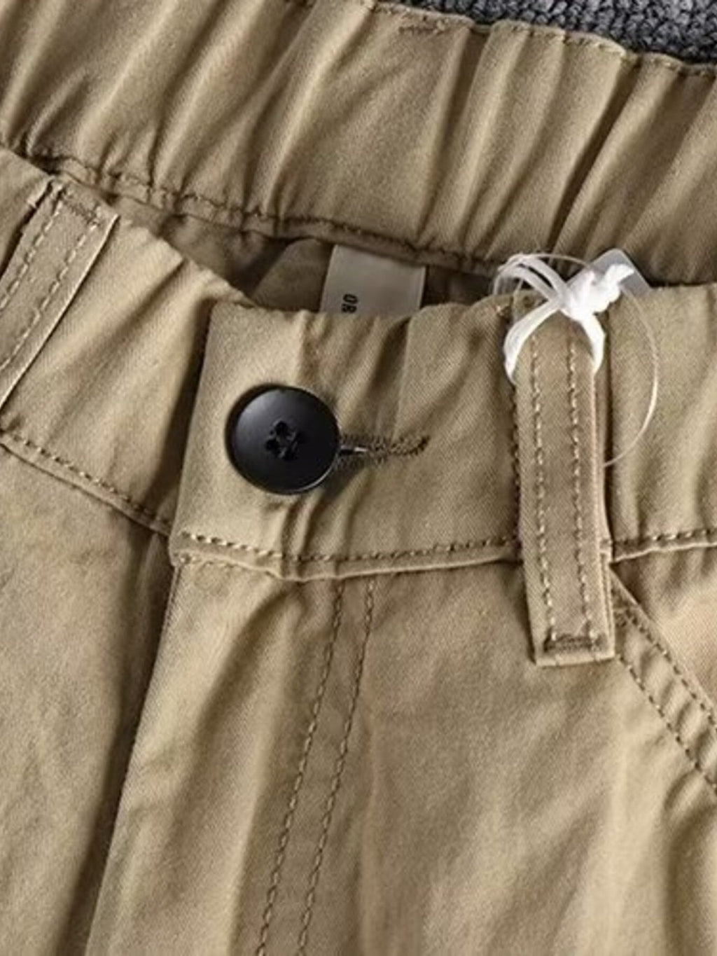 Men's Plus Size Casual Elastic Waist Cargo Pants