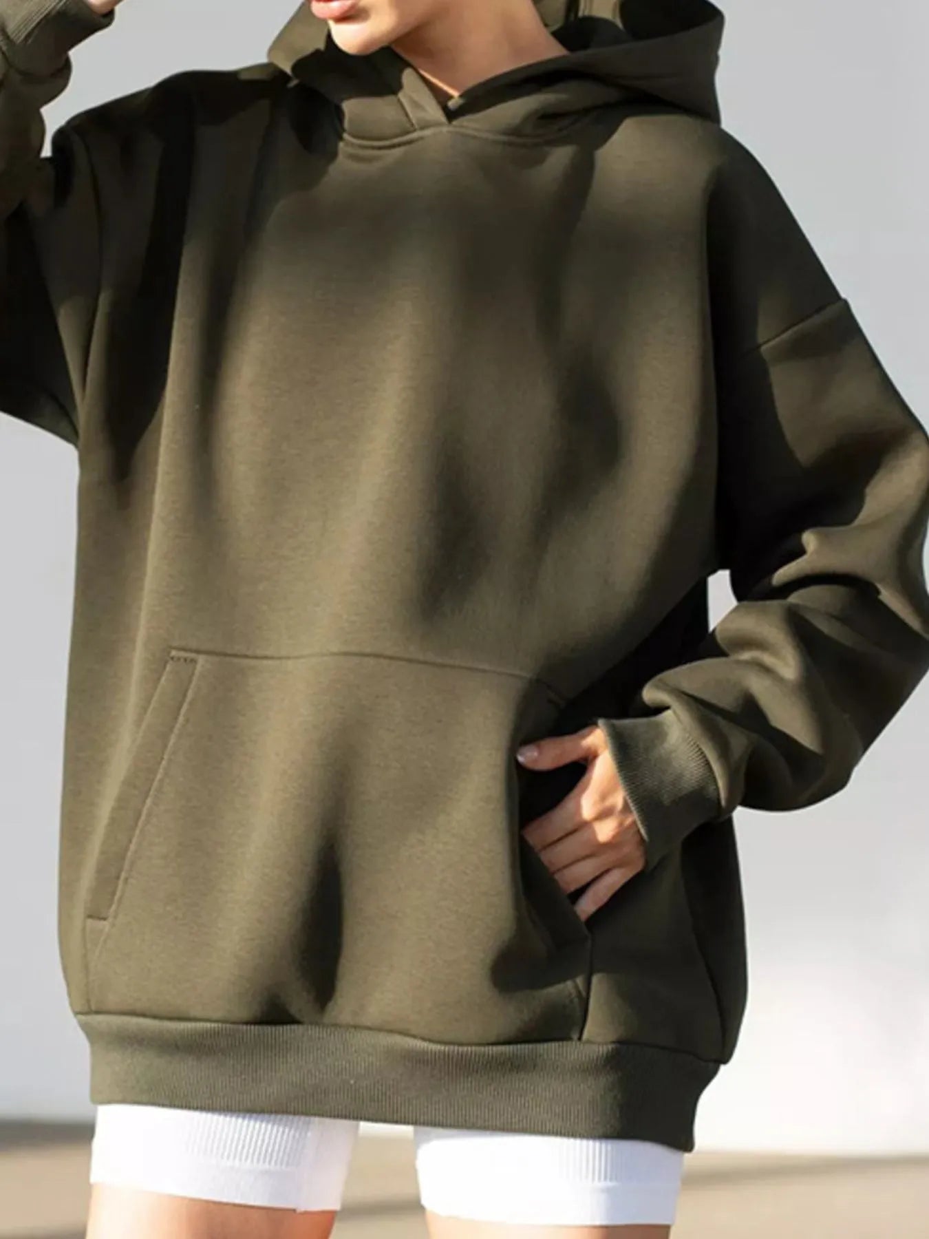 Kangaroo Pocket Long Sleeve Hoodie