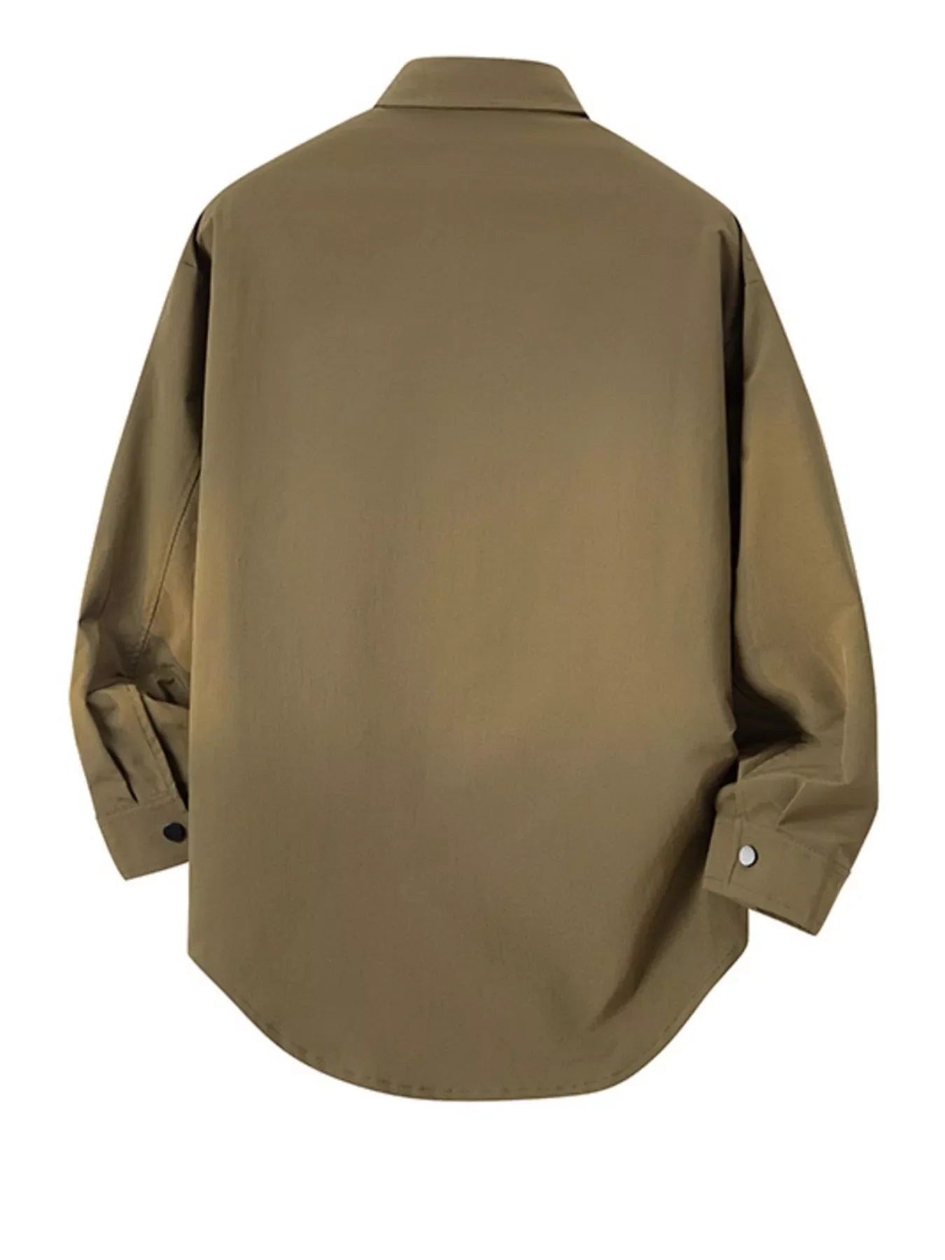 Men's Plus Size Snap Down Long Sleeve Shirt
