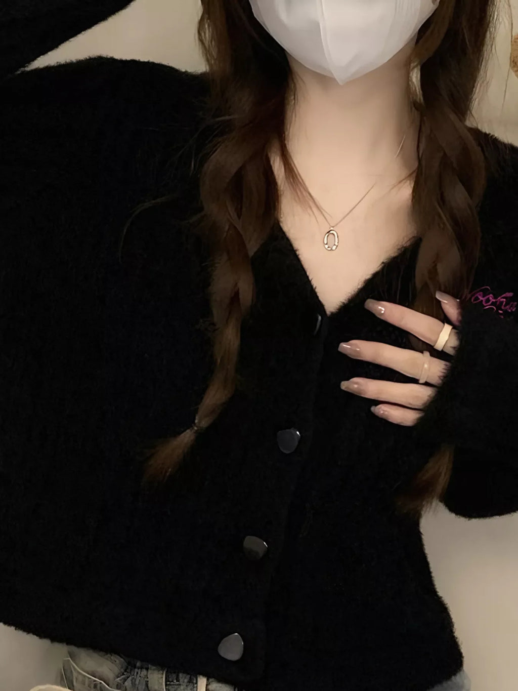 Button Up Ribbed Knit Cardigan