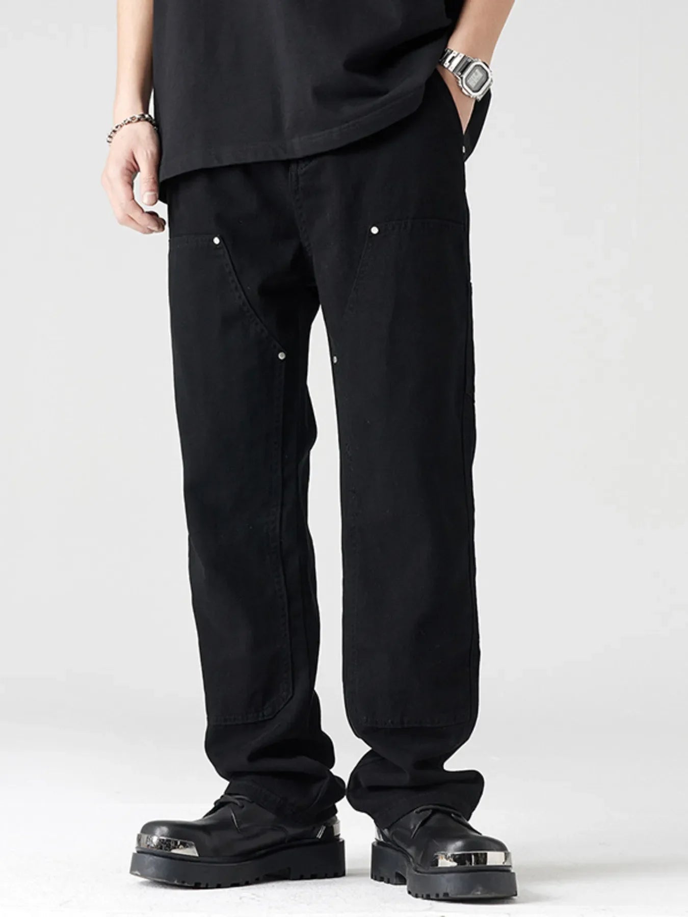 Men's Wide-Leg Relaxed Fit Jeans
