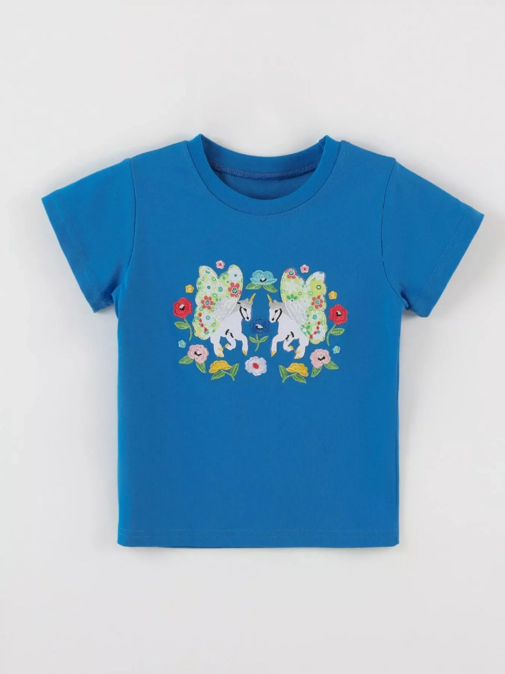Children's Embroidered Unicorn T-Shirt