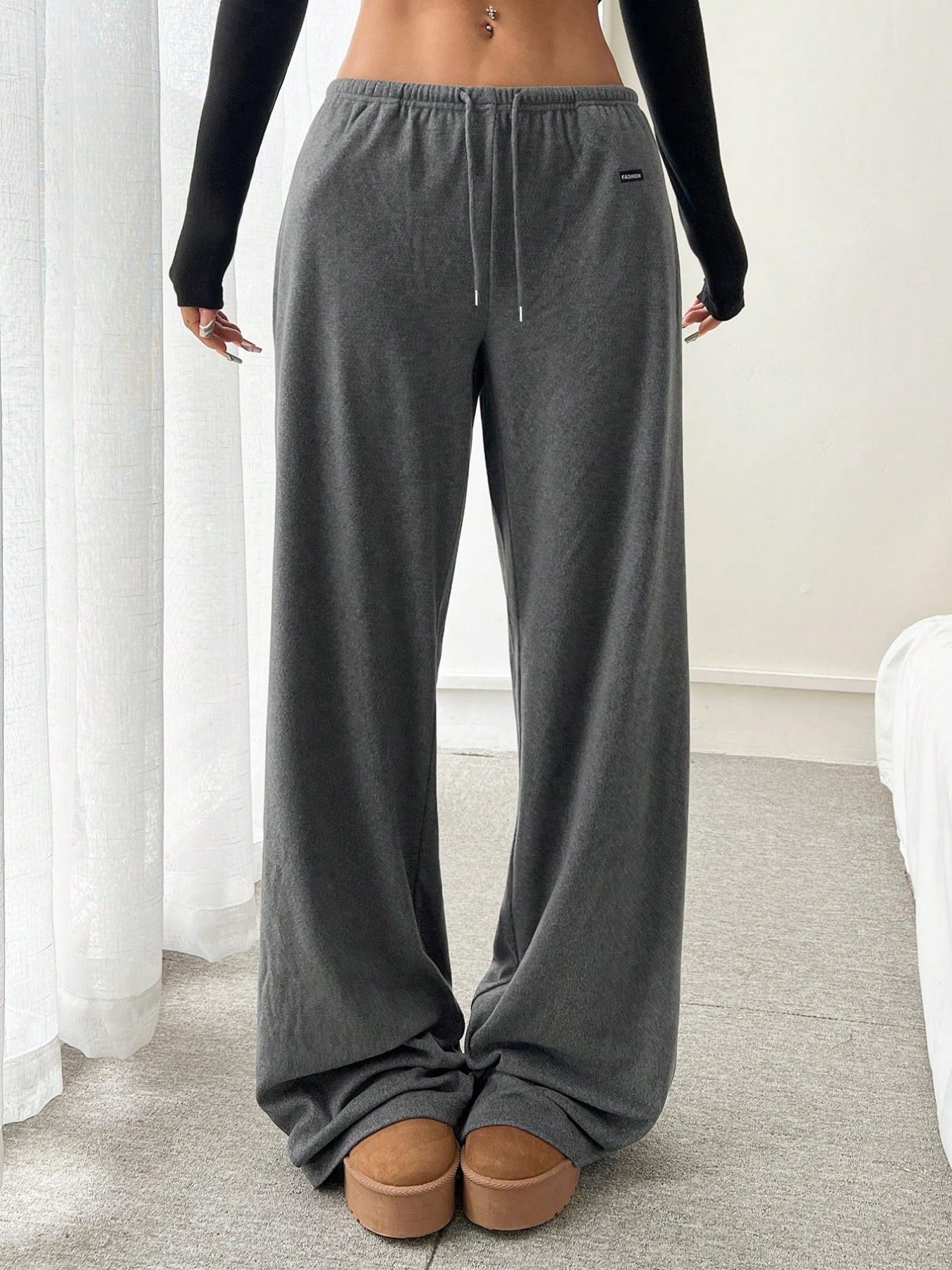 Relaxed Fit Drawstring Pants