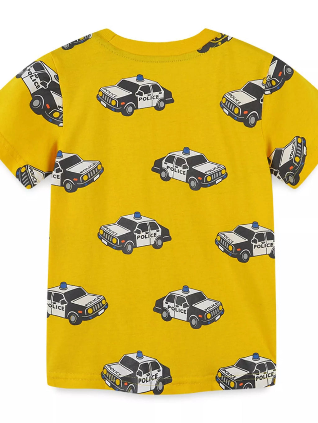 Children's Police Car Print T-Shirt