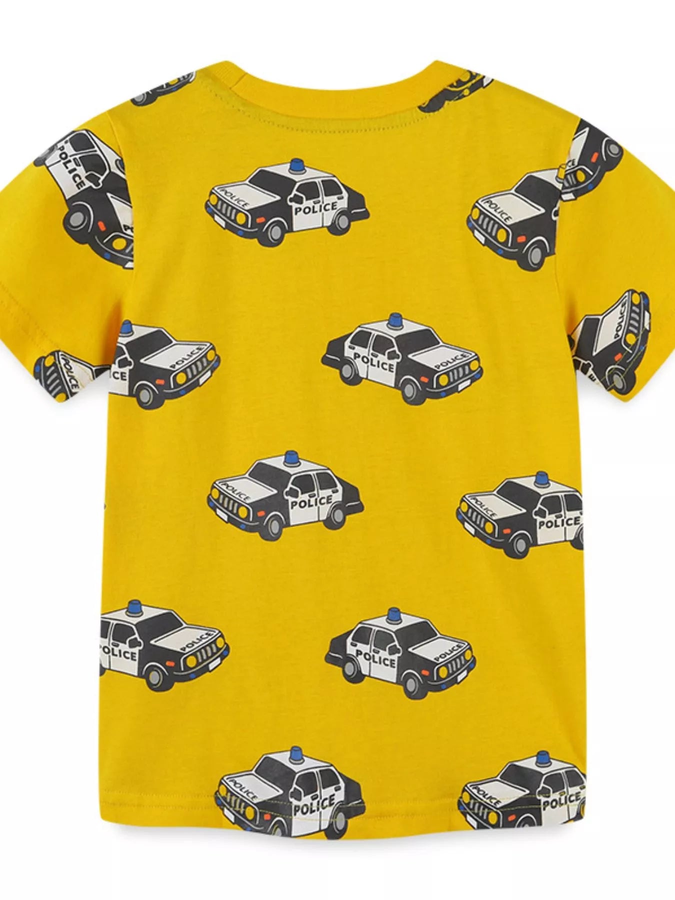 Children's Police Car Print T-Shirt