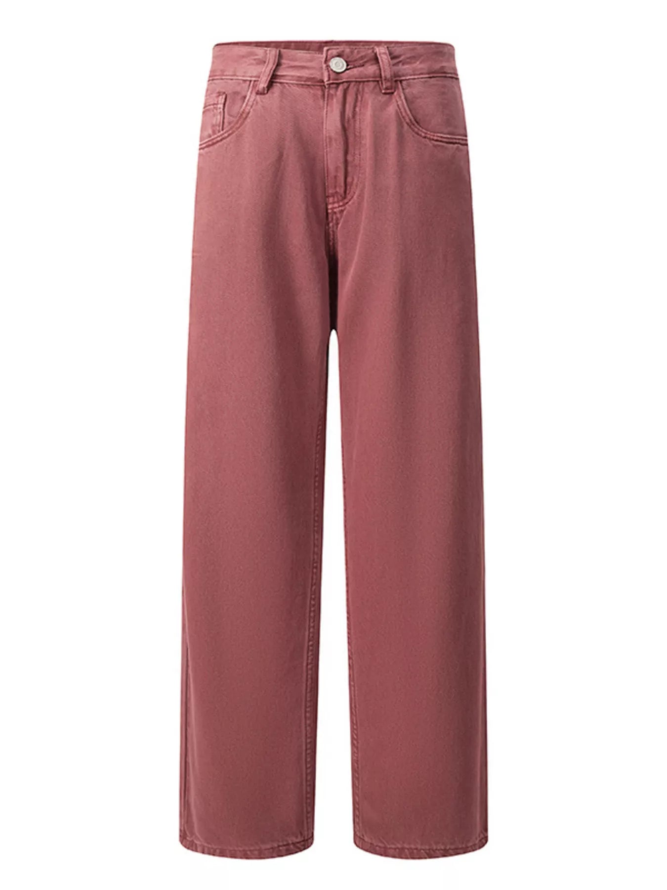 Men's Vintage Wash Wide Leg Jeans