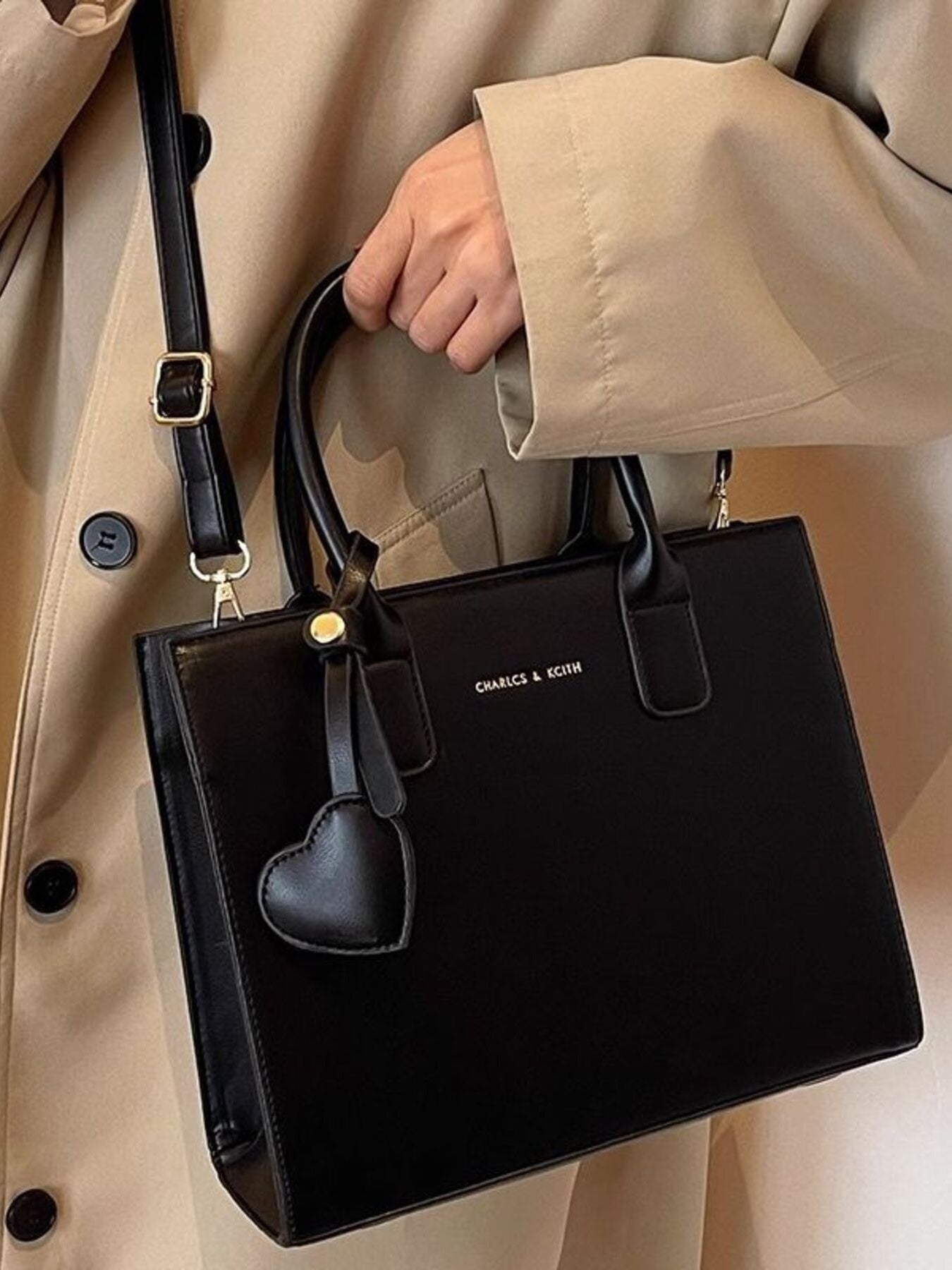 Top Handle Leather Crossbody Bag