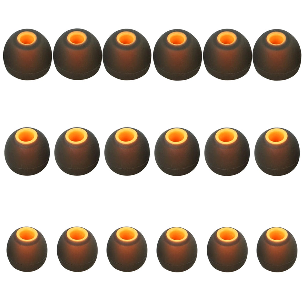 MMYQXI Earbud Replacement Tips Silicone Earbud Tips Earbud Covers Fit for in-Ear Headphones (Inner Hole 3.8mm -5.1mm) Earbud Rubber Tips Ear Tips9 Pairs S/M/L