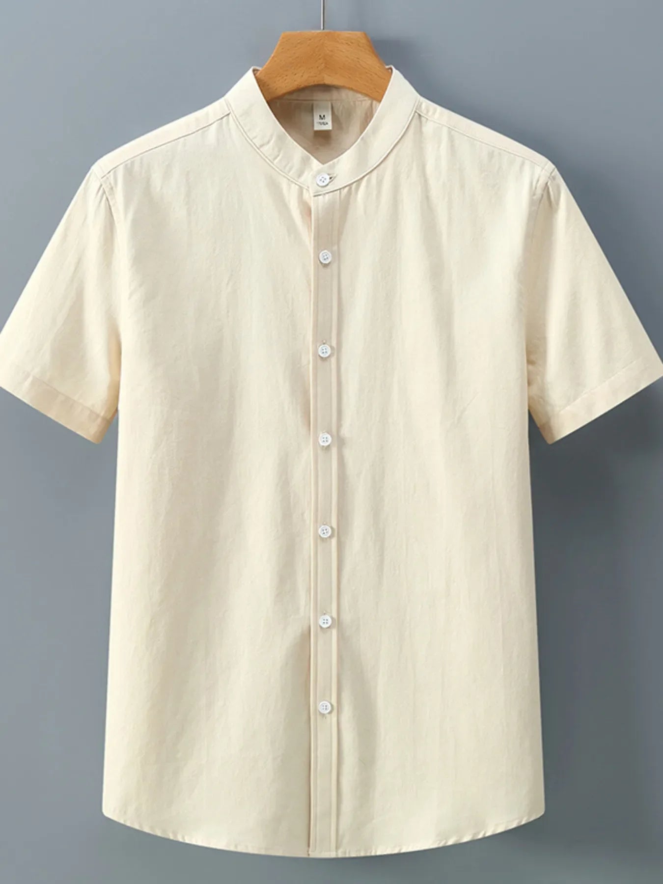 Men's Plus Size Button Up Short Sleeve Shirt