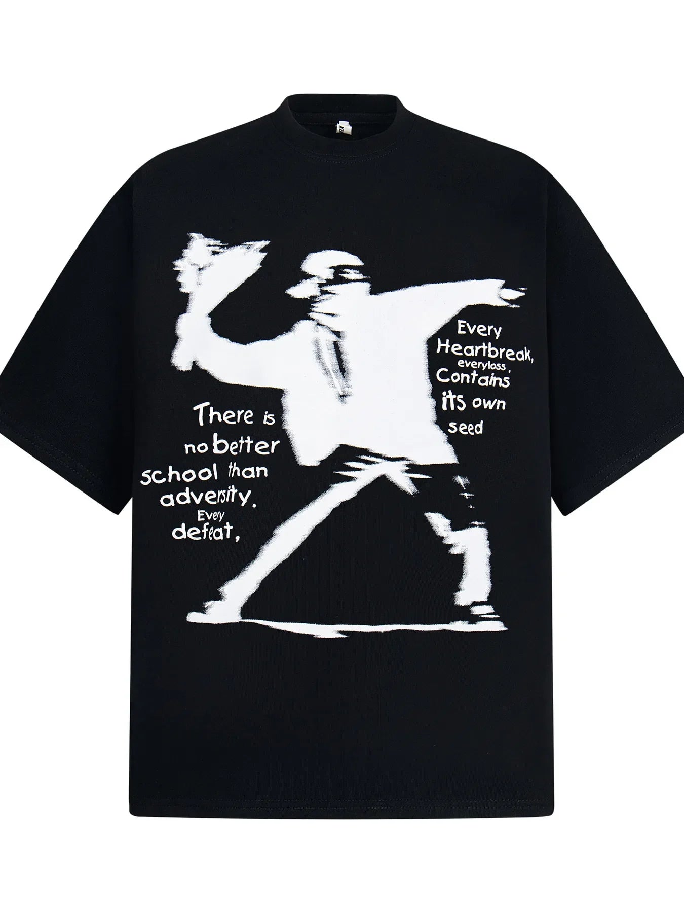 Men's Graphic Mock Neck Short Sleeve T-Shirt